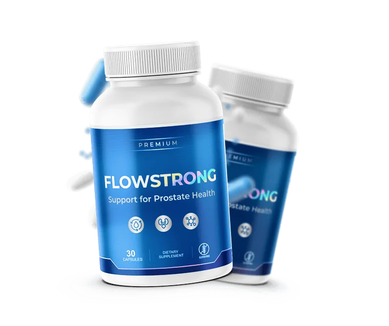 FlowStrong Premium Prostate Support Supplement 30 Capsules GMP USA